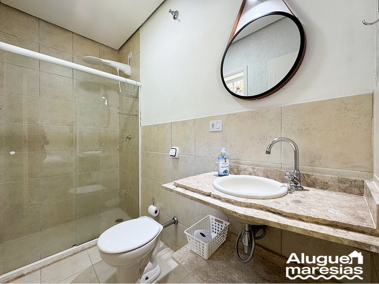 Casa con piscina privada a 150m de la playa de Pauba