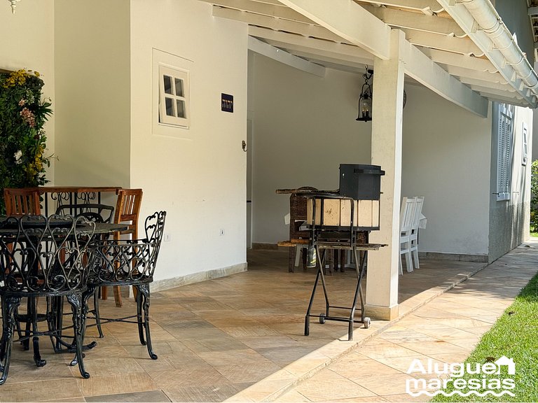 Casa con piscina privada a 150m de la playa de Pauba