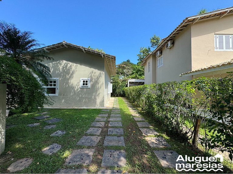 Casa con piscina privada a 150m de la playa de Pauba