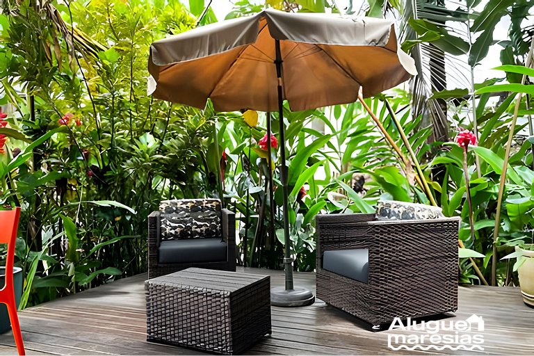 Piscina privada, 3 suites con aire acondicionado.