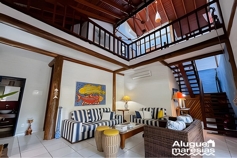 Piscina privada, 3 suites con aire acondicionado.