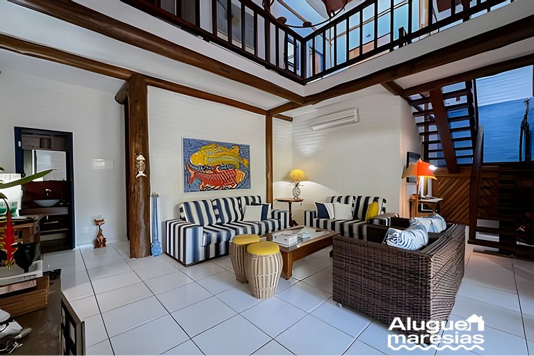 Piscina privada, 3 suites con aire acondicionado.
