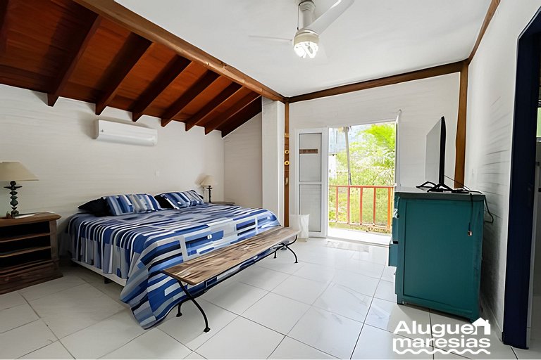Piscina privada, 3 suites con aire acondicionado.
