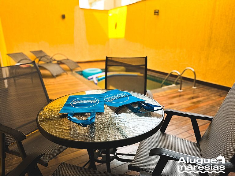 Piscina privada - A 300m de la playa de Maresias