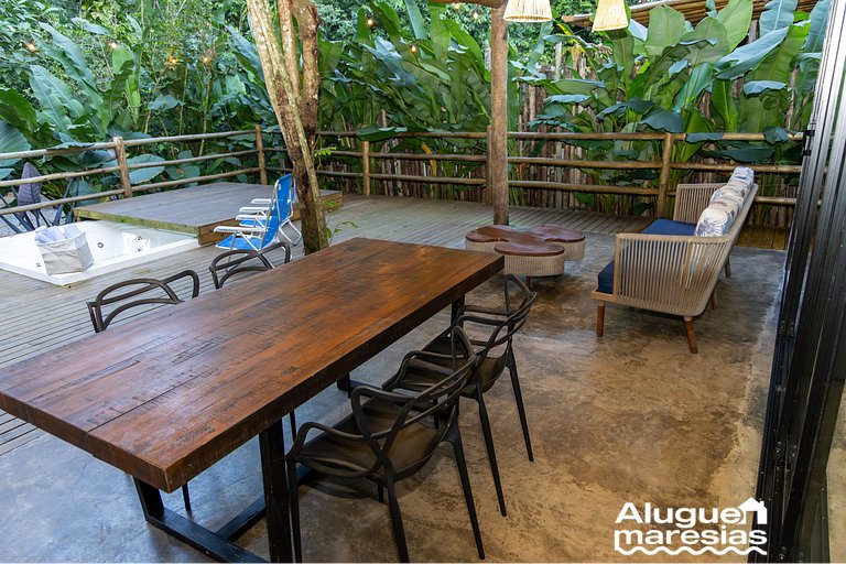Eco House com Jacuzzi Aquecida