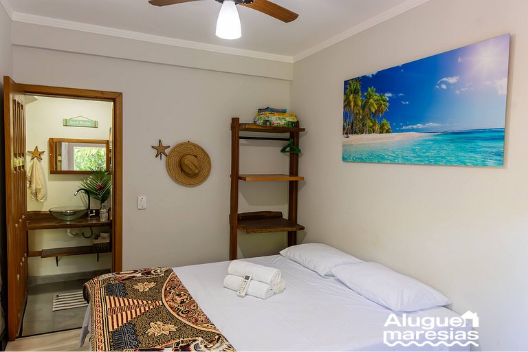 Casa a 3 minutos a pie de la playa de Paúba con WIFI top