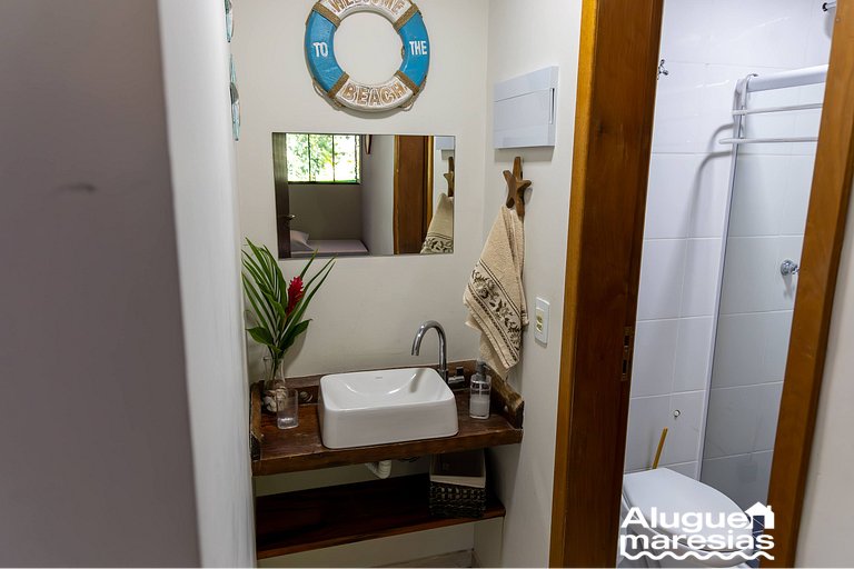 Casa a 3 minutos a pie de la playa de Paúba con WIFI top