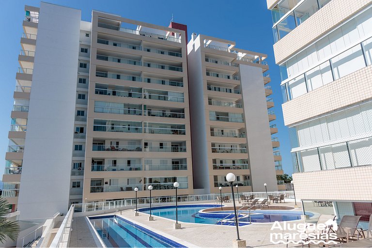 Apto Moderno c/ Piscina, Ar e Varanda Gourmet