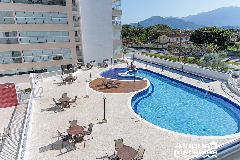 Apto Moderno c/ Piscina, Ar e Varanda Gourmet
