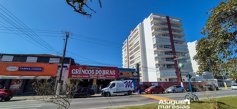 Apto Moderno c/ Piscina, Ar e Varanda Gourmet