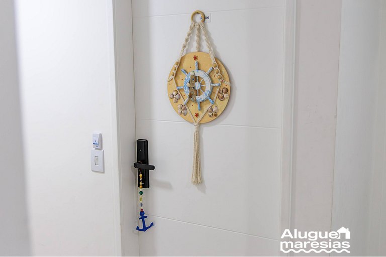 Apto Moderno c/ Piscina, Ar e Varanda Gourmet