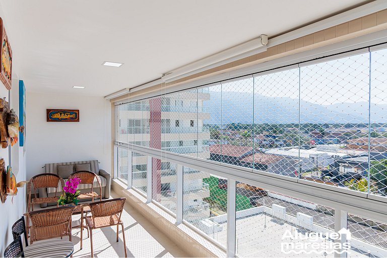 Apto Moderno c/ Piscina, Ar e Varanda Gourmet